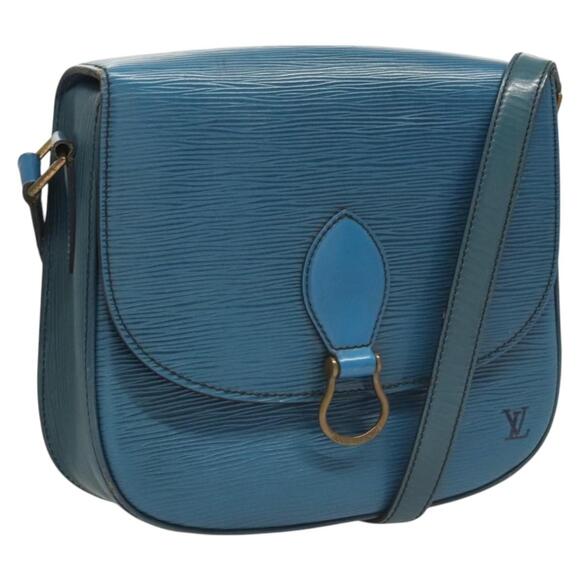 LOUIS VUITTON Epi Saint Cloud GM Shoulder Bag Toledo Blue M52195 - Picture 1 of 16